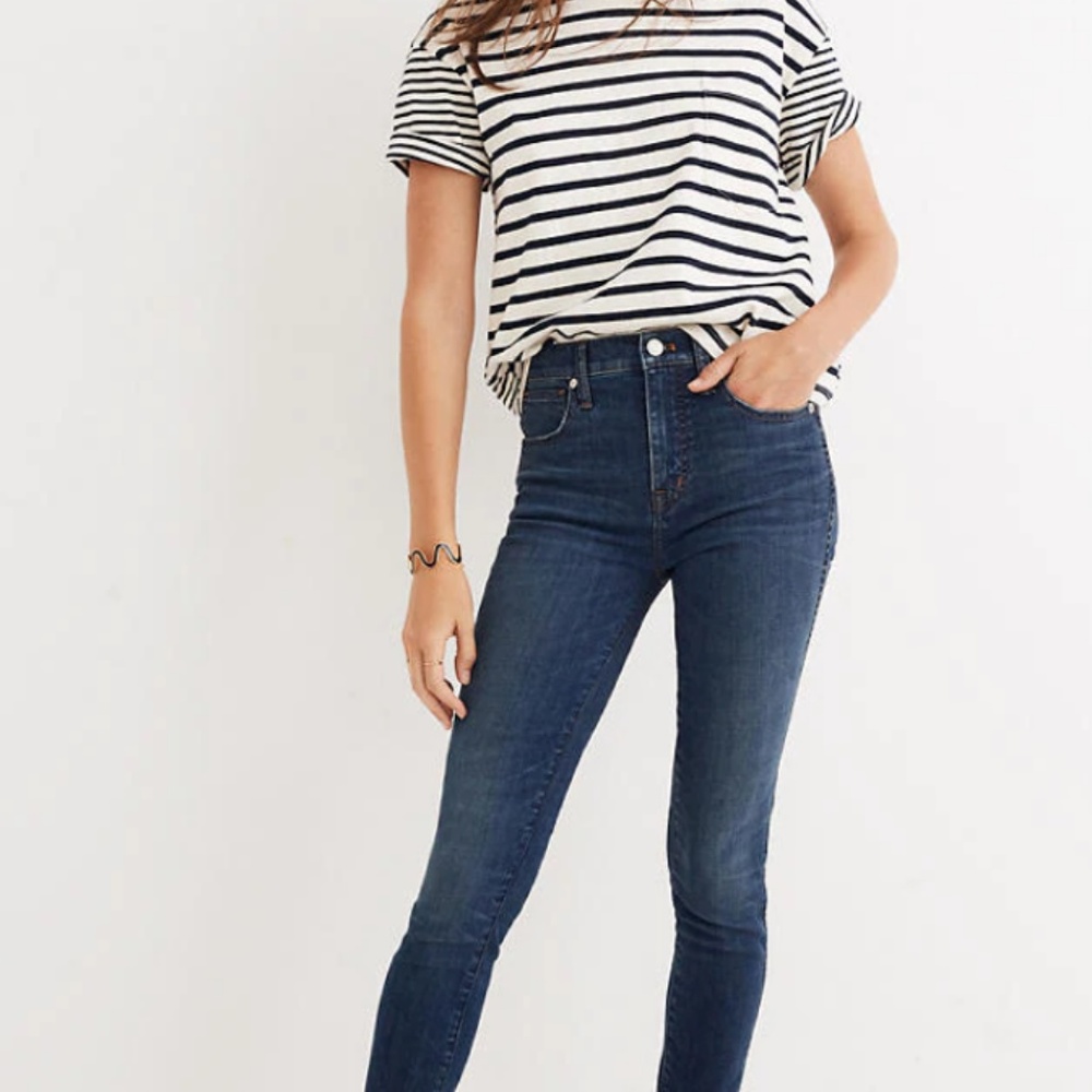 Madewell Denim 10” high-rise skinny jean